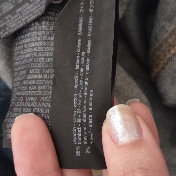 ZARA Contrast denim dress - Picture 5 of 7